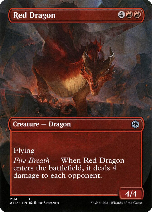 Red Dragon | AFR (Alternate Art Borderless)