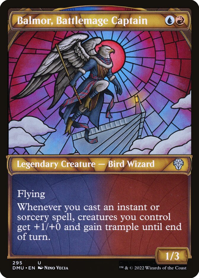 Card Scan of Balmor, Battlemage Captain | DMU (Showcase)