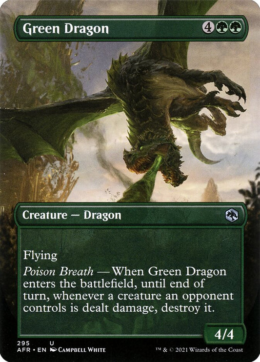 Green Dragon | AFR (Alternate Art Borderless)