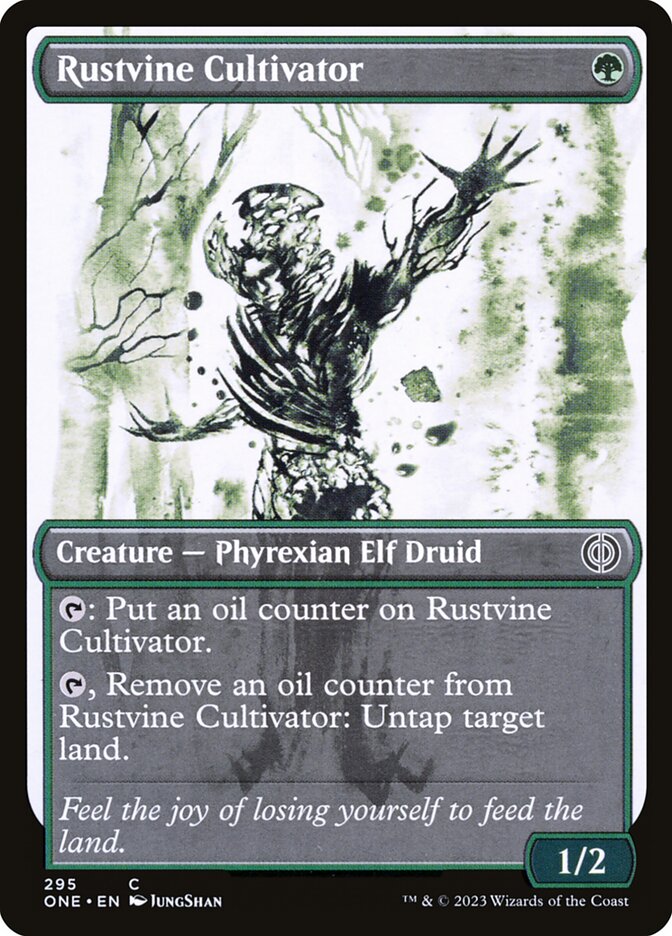 Card Scan of Rustvine Cultivator | ONE (Ichor Showcase)