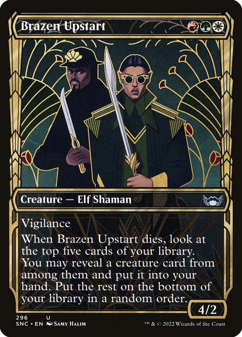 Card Scan of Brazen Upstart | SNC (Golden Age Showcase)