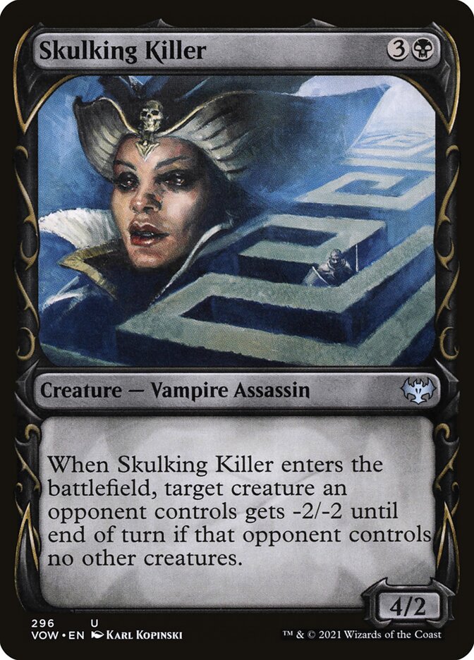 Card Scan of Skulking Killer | VOW (Showcase)