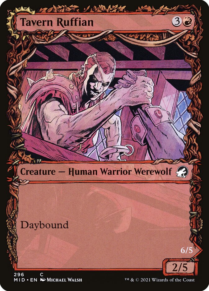 Card Scan of Tavern Ruffian // Tavern Smasher | MID (Equinox Showcase)