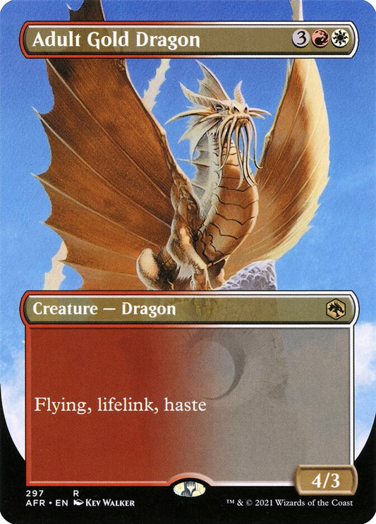 Adult Gold Dragon | AFR (Alternate Art Borderless)