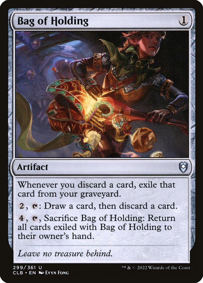 Card Scan of Bag of Holding | CLB