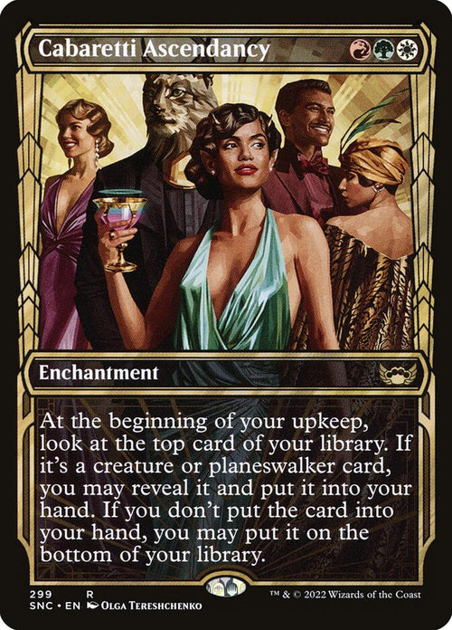 Card Scan of Cabaretti Ascendancy | SNC (Golden Age Showcase)