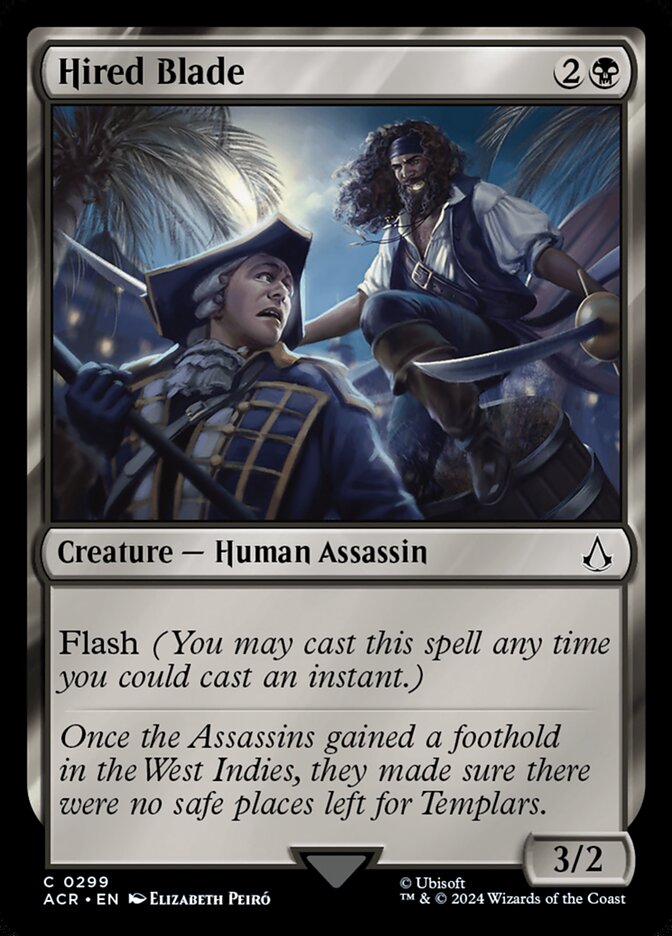 Card Scan of Hired Blade | ACR