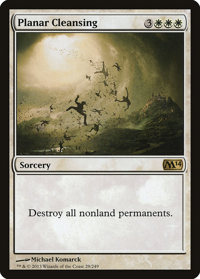 Card Scan of Planar Cleansing | M14