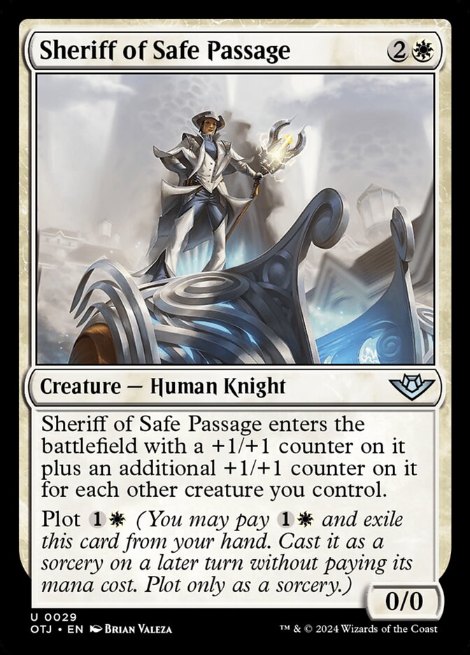 Card Scan of Sheriff of Safe Passage | OTJ