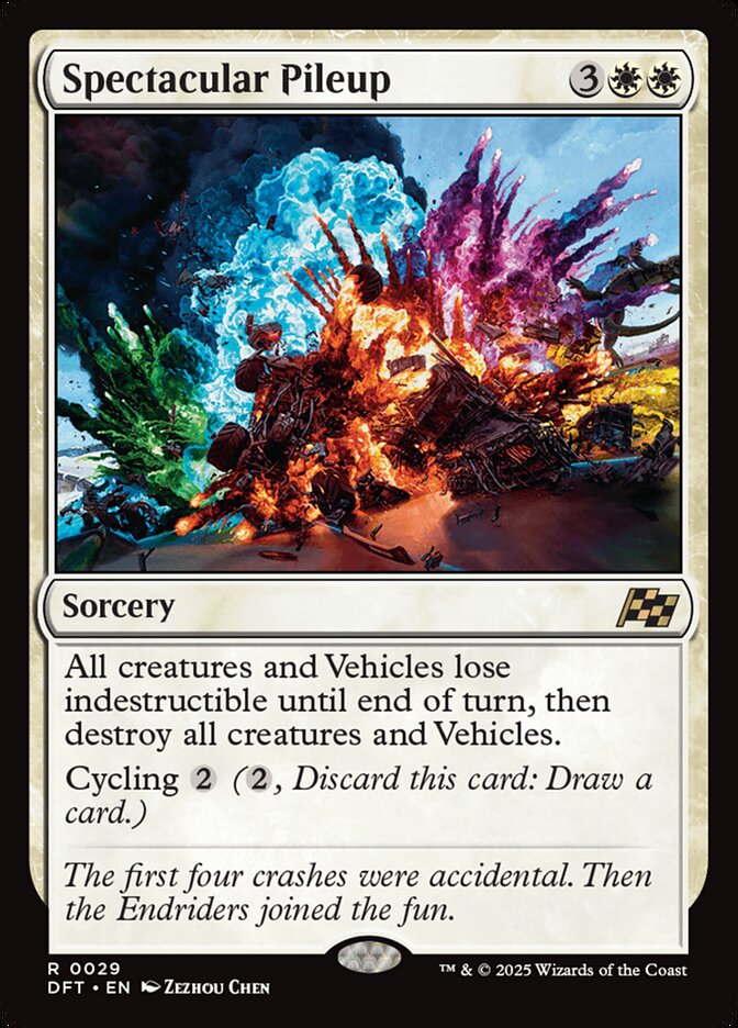Card Scan of Spectacular Pileup | DFT