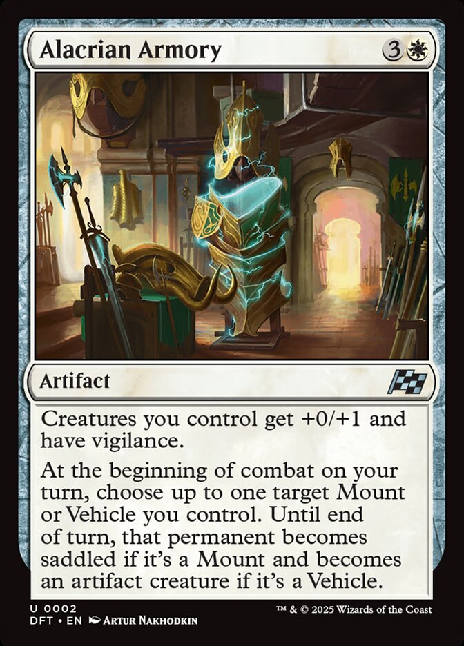 Card Scan of Alacrian Armory | DFT