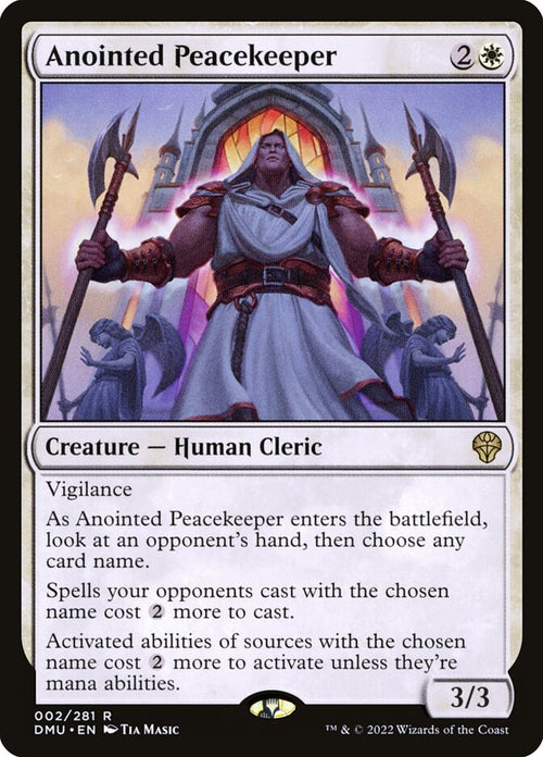 Card Scan of Anointed Peacekeeper | DMU