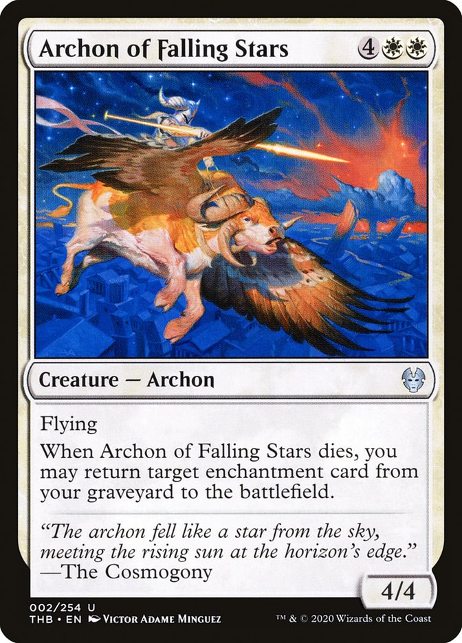 Card Scan of Archon of Falling Stars | THB
