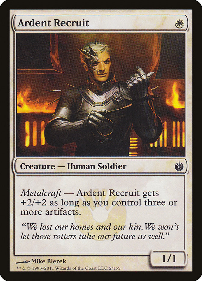 Card Scan of Ardent Recruit | MBS