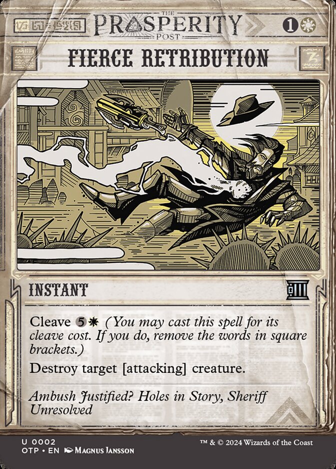 Card Scan of Fierce Retribution | OTP