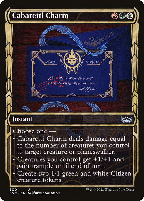 Card Scan of Cabaretti Charm | SNC (Golden Age Showcase)