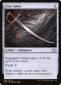 Card Scan of Civic Saber | 2X2