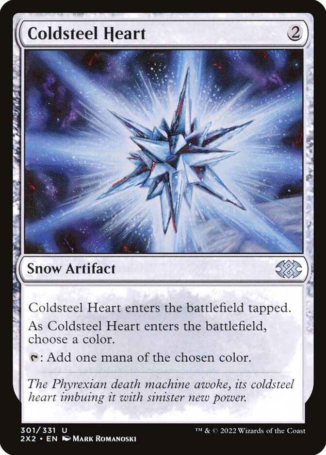 Card Scan of Coldsteel Heart | 2X2