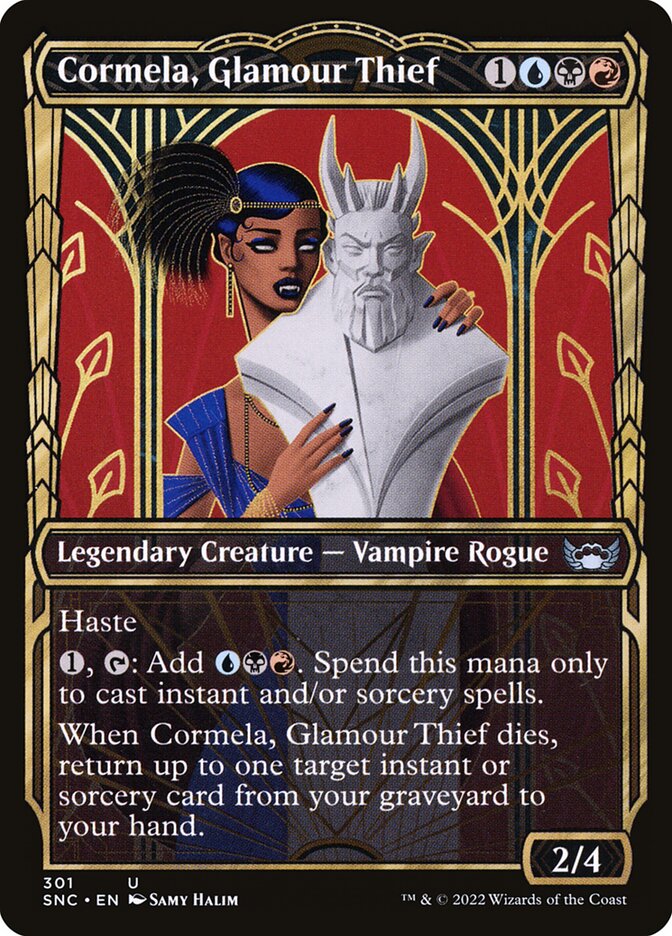 Card Scan of Cormela, Glamour Thief | SNC (Golden Age Showcase)