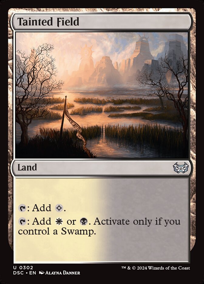 Card Scan of Tainted Field | DSC