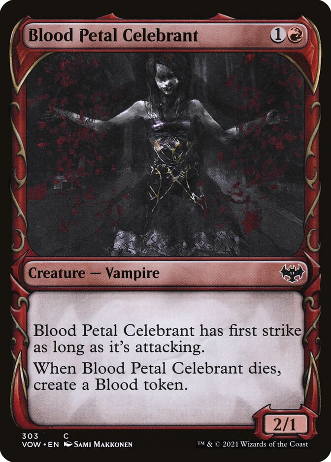 Card Scan of Blood Petal Celebrant | VOW (Showcase)