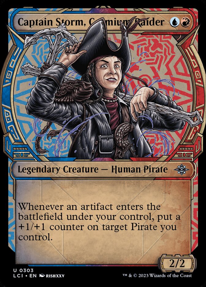 Card Scan of Captain Storm, Cosmium Raider | LCI (Showcase)