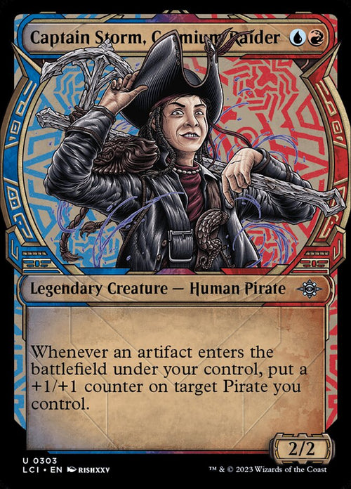 Card Scan of Captain Storm, Cosmium Raider | LCI (Showcase)