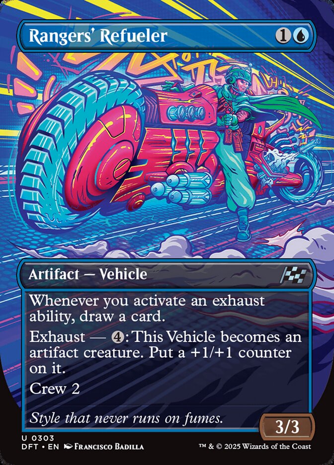 Card Scan of Rangers' Refueler | DFT (Revved Up)