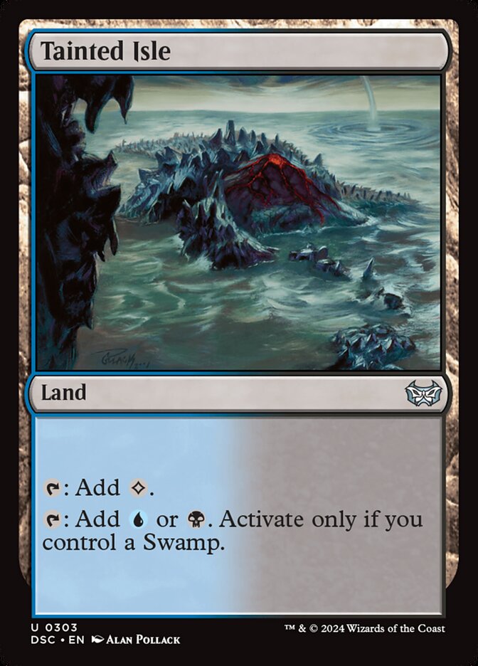 Card Scan of Tainted Isle | DSC