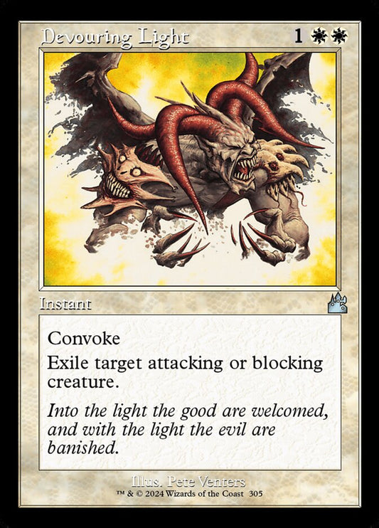 Card Scan of Devouring Light | RVR (Retro Frame)