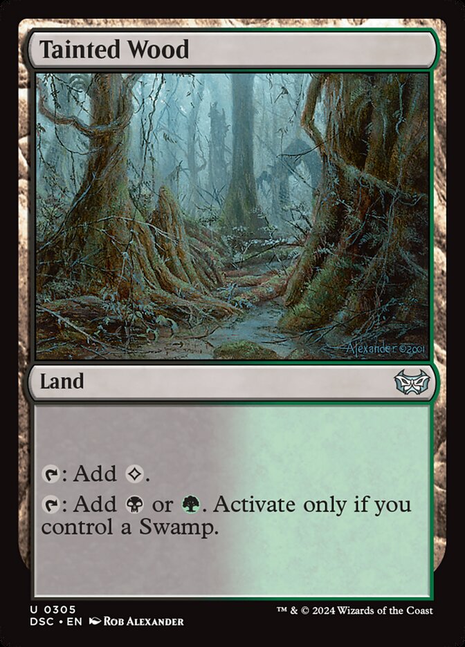 Card Scan of Tainted Wood | DSC