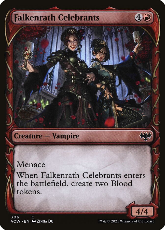 Card Scan of Falkenrath Celebrants | VOW (Showcase)