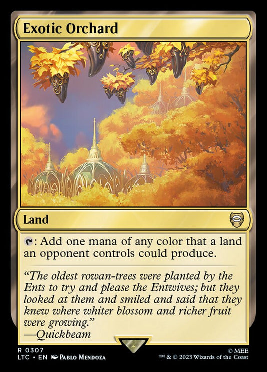 Card Scan of Exotic Orchard | LTC