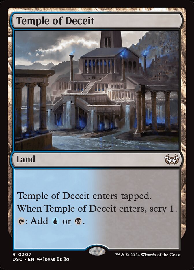 Card Scan of Temple of Deceit | DSC