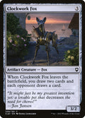 Card Scan of Clockwork Fox | CLB