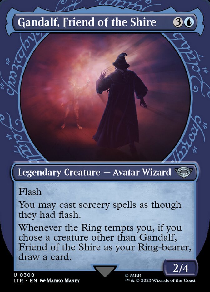 Card Scan of Gandalf, Friend of the Shire | LTR (Showcase)