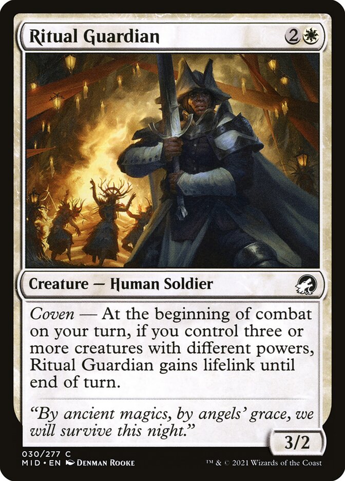Card Scan of Ritual Guardian | MID