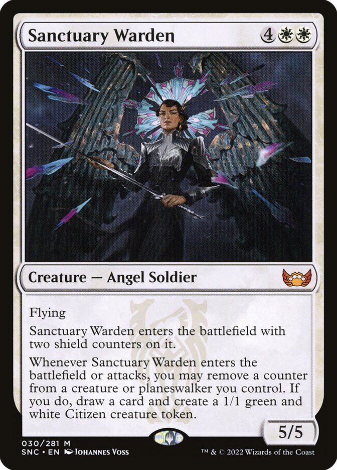 Sanctuary Warden | SNC - Card Scan