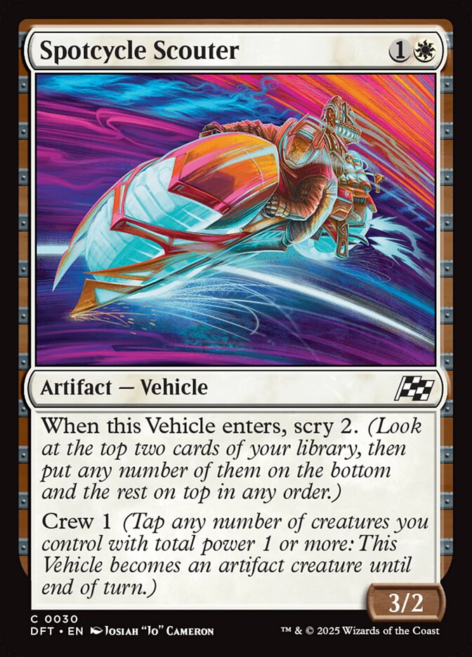 Card Scan of Spotcycle Scouter | DFT