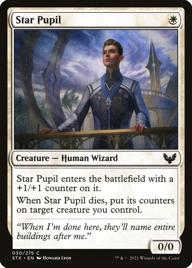 Card Scan of Star Pupil | STX