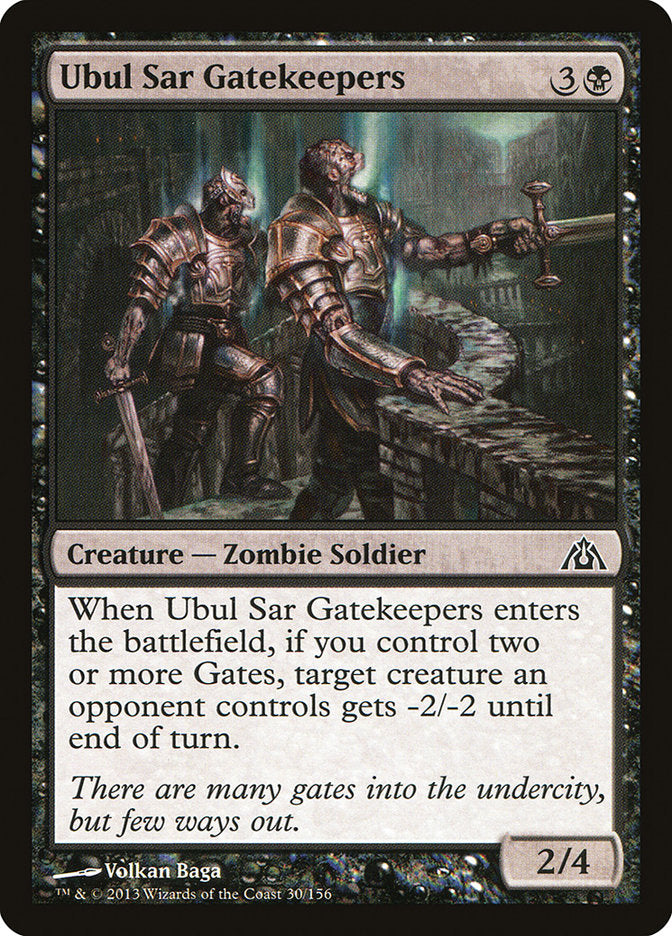 Card Scan of Ubul Sar Gatekeepers | DGM