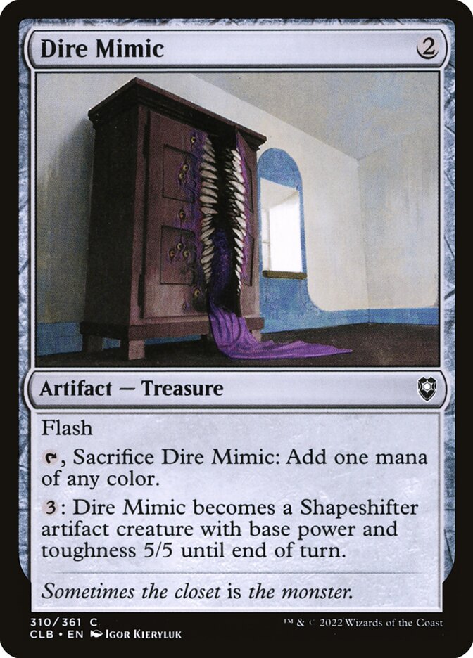 Card Scan of Dire Mimic | CLB