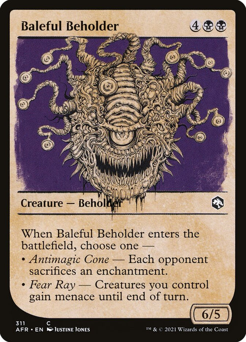 Card Scan of Baleful Beholder | AFR (Rulebook Art Showcase)