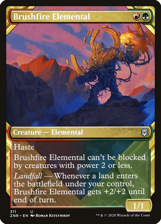Brushfire Elemental | ZNR (Showcase)