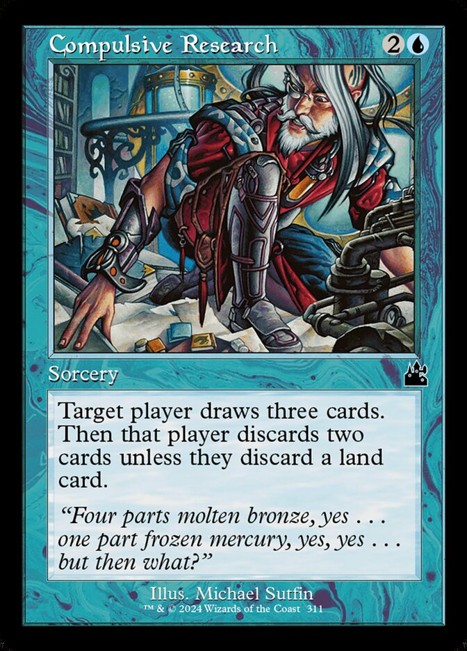 Card Scan of Compulsive Research | RVR (Retro Frame)