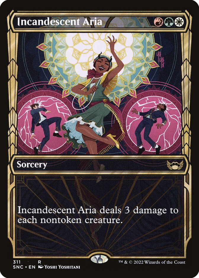 Card Scan of Incandescent Aria | SNC (Golden Age Showcase)