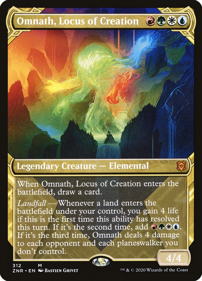 Omnath, Locus of Creation | ZNR (Showcase)