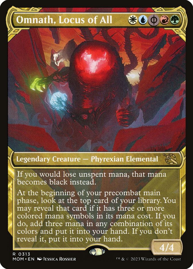 Card Scan of Omnath, Locus of All | MOM (Showcase)