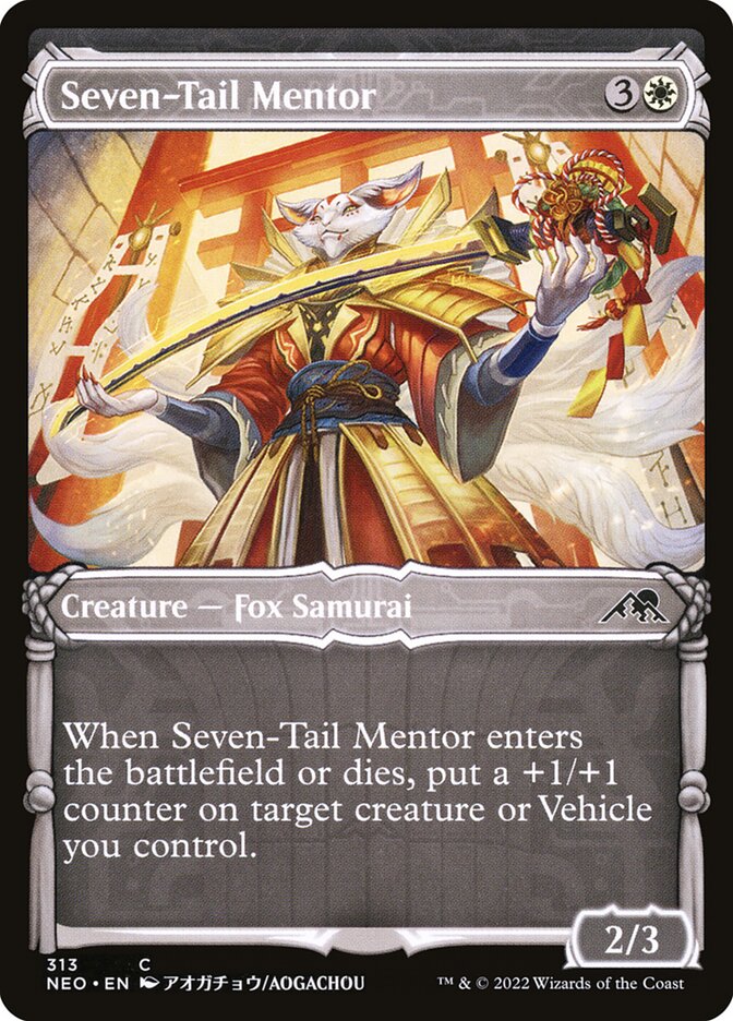 Card Scan of Seven-Tail Mentor | NEO (Samurai Showcase)