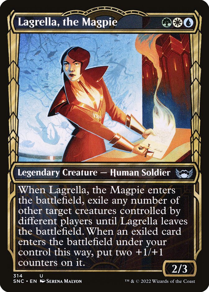 Card Scan of Lagrella, the Magpie | SNC (Golden Age Showcase)